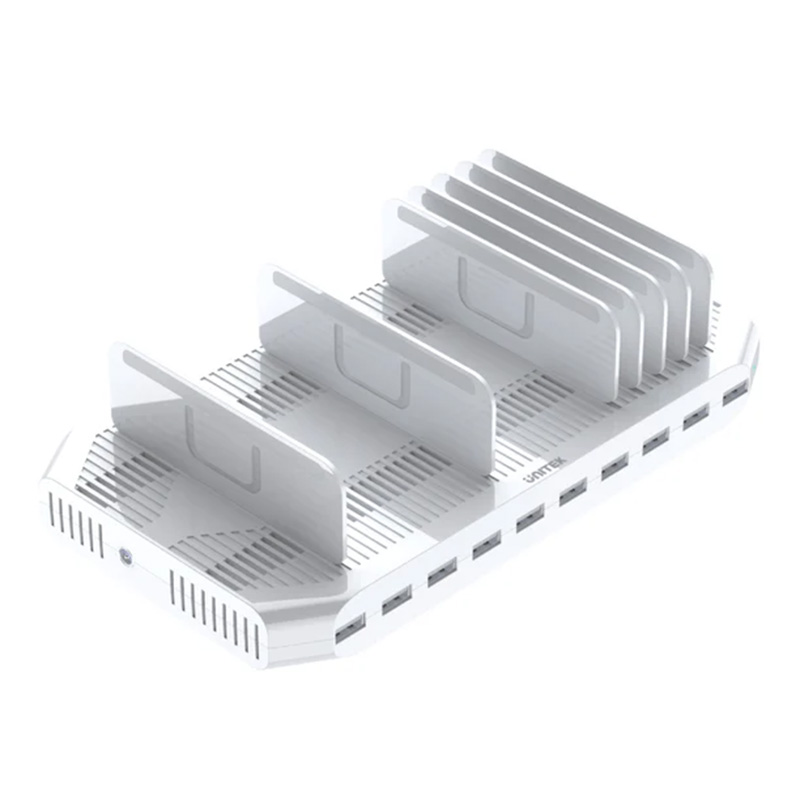 Unitek 10 Port 96W Charging Station - White (UTY2172)