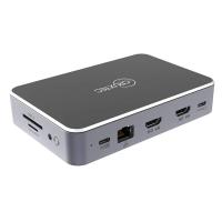 Enclosures-Docking-Cruxtec-Universal-14-in-1-USB-C-Multifunctional-Docking-Station-with-SSD-Enclosure-CDK14-SG-2