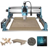 CNC Machine 4040-PRO MAX with 710W Trimmer CNC Router & Linear Rail Driven, 3 Axis Engraving Machine for Wood Metal Acrylic Cutting Milling, GRBL Cont