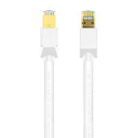 Cruxtec CAT8 40GbE SF/FTP Triple Shielding PoE Ethernet Cable - White 15m (RS8-150-WH)