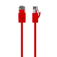 Cruxtec Ultra-Thin CAT6A U/UTP Ethernet Cable - Red 0.5m (RF6A-005-RD)