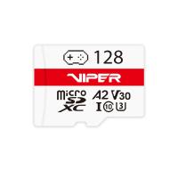 PATRIOT MEMORY (VIPER GAMING) Series microSDXC CL10 U3 UHS-I V30 A2 - PV128GGM32MCX Supports 4H Video Recording 