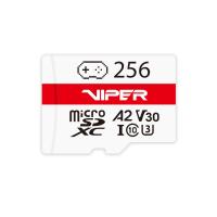 PATRIOT MEMORY (VIPER GAMING) Series microSDXC CL10 U3 UHS-I V30 A2 - PV256GGM32MCX Supports 4H Video Recording 