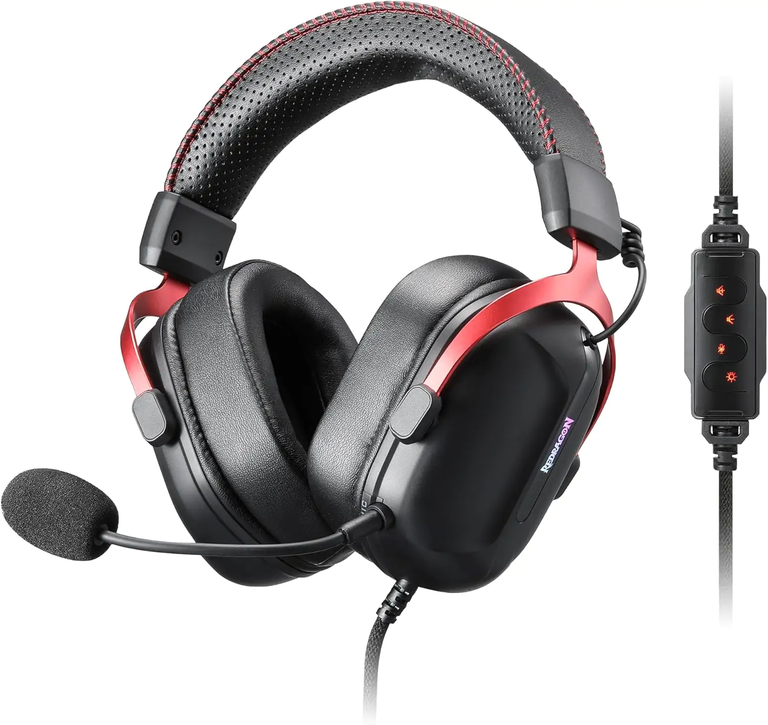 Redragon H312 Wired Gaming Headset, Surround Sound, 50 mm