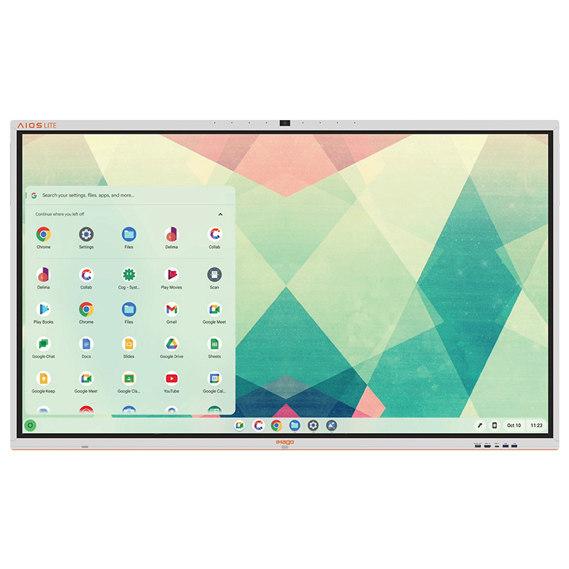 Imago AIOS Lite Chrome Pro L1 55in 4K Touch Intel Celeron N5095 128GB SSD 8GB RAM Google ChromeOS Flex SmartBoard (IMB-55-AIOSL1-CH)