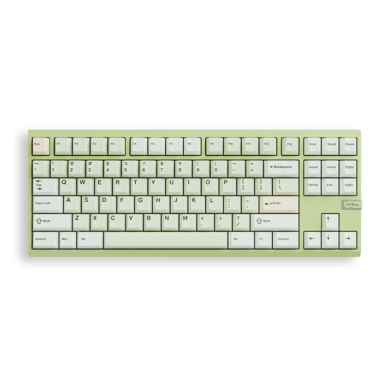 Chilkey ND TKL Tri-Mode Mechanical Keyboard Kailh Blue Lotus Switch - Milky Green (010303578704)