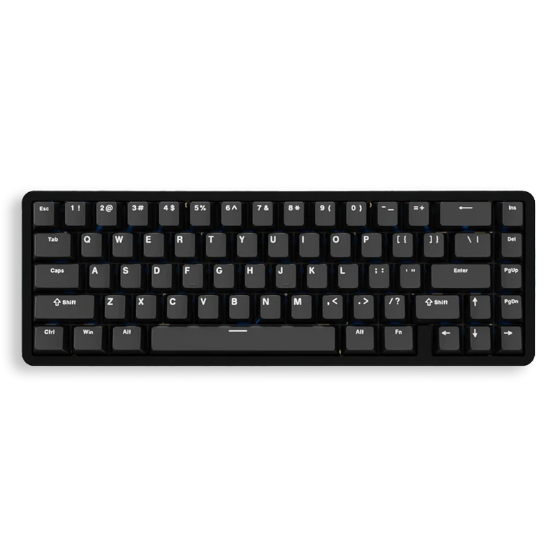 Chilkey ND65 Wired Mechanical Keyboard Kailh Blue Lotus Switch - Assembled Edition Jet Black (010403750133)