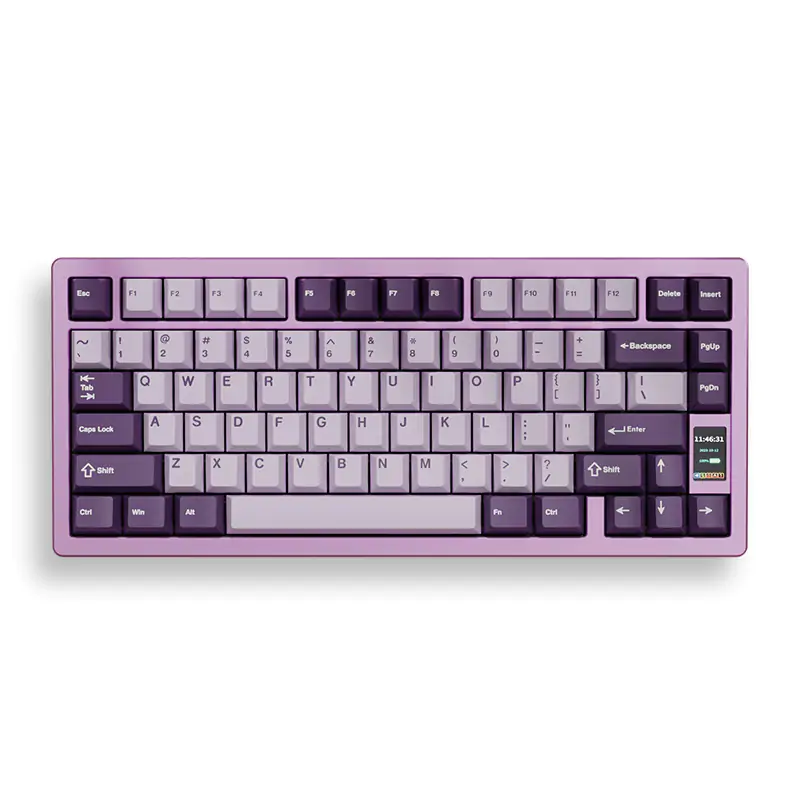 Chilkey ND75 Tri-Mode Mechanical Keyboard Blue Lotus Switch
