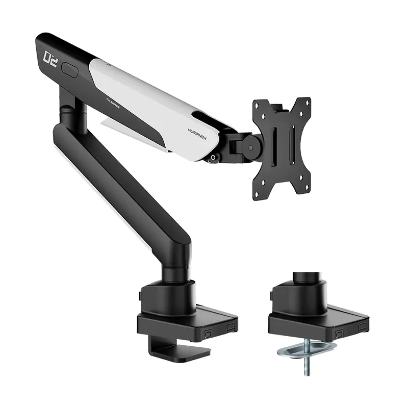 Humanmotion Single Screen Aluminum Monitor Arm for up to 17in-40in