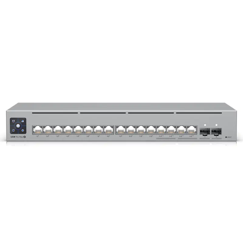 Ubiquiti Pro Max 16 Port PoE Gigabit Ethernet Switch with 4