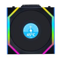 120mm-Case-Fans-Lian-Li-Uni-Fan-120mm-SL-Wireless-Reverse-Blade-ARGB-4-Pin-PWM-Black-Fan-with-1-6in-LCD-Display-12RSLLCD1W1B-5