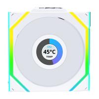 120mm-Case-Fans-Lian-Li-Uni-Fan-120mm-SL-Wireless-Reverse-Blade-ARGB-4-Pin-PWM-White-Fan-with-1-6in-LCD-Display-12RSLLCD1W1W-6