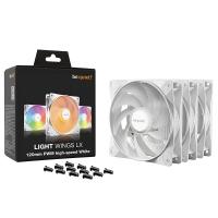 be quiet! Light Wings LX 120mm PWM High-Speed Fan Triple Pack - White (BL125)