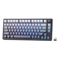 RK ROYAL KLUDGE M75 Mechanical Keyboard, RGB, 2.4Ghz/BT/Wired, Customized Switches, Gradient Black