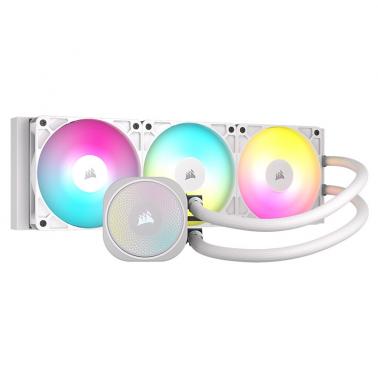 Corsair NAUTILUS 360 RS ARGB 360mm Liquid CPU Cooler - White (CW-9060095-WW) - OPENED BOX 90181