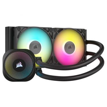 Corsair iCUE LINK TITAN 240 RX 240mm RGB AIO Liquid CPU Cooler - Black ...