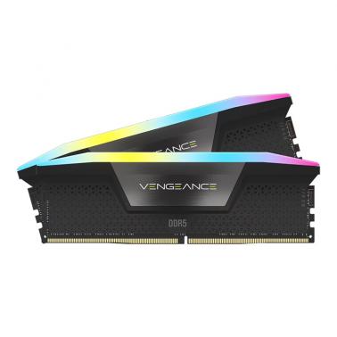 Corsair 32GB (2x16GB) CMH32GX5M2B5200C40 Vengeance RGB CL40 5200MHz DDR5 DRAM - Black - OPENED BOX 86741