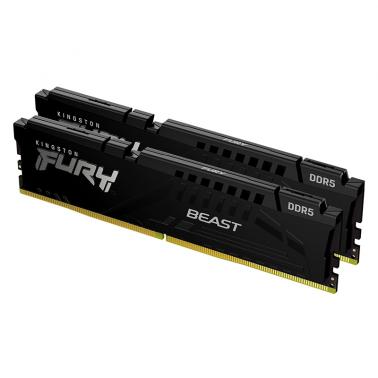 Kingston 32GB (2x16GB) Fury Beast CL36 6000MHz DDR5 RAM - Black (KF560C36BBE2K2-32) - OPENED BOX 90737