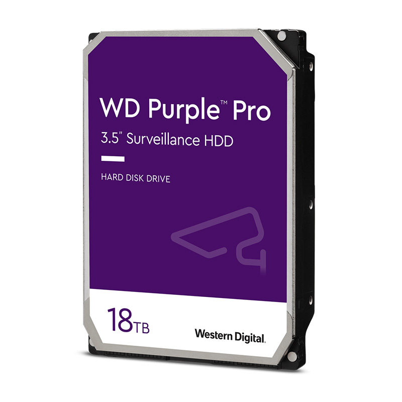 Western Digital 18TB Purple Pro 7200rpm 3.5in SATA Surveillance Hard Drive (WD181PURP)