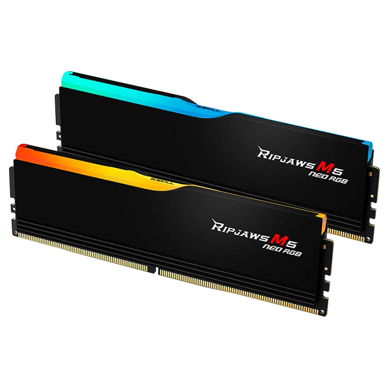 G.Skill 64GB (2x32GB) F5-6000J3636F32GX2-RM5NRK Ripjaws M5 Neo RGB 6000 MT/s CL36 DDR5 RAM