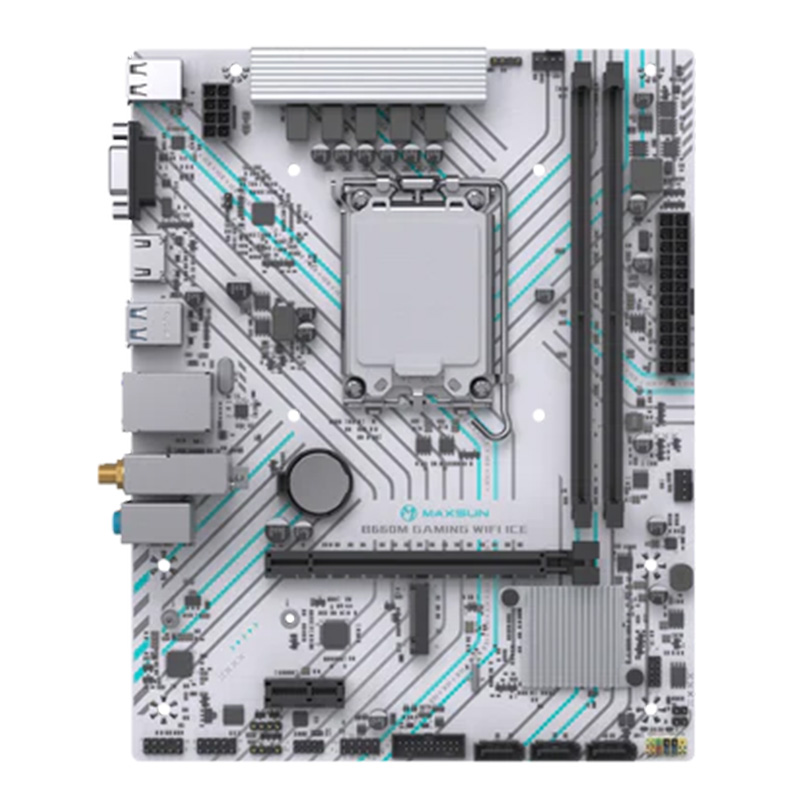 MAXSUN B660M GAMING WIFI ICE LGA 1700 mATX Motherboard (B660M GAMING WIFI ICE)