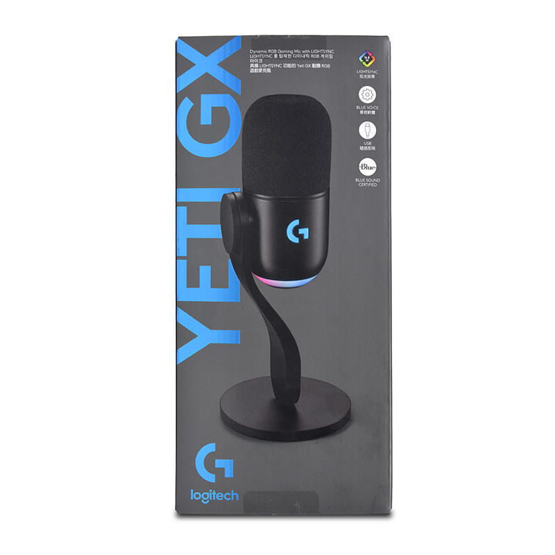 Logitech Yeti GX Dynamic RGB Desktop Gaming Microphone (988-000571