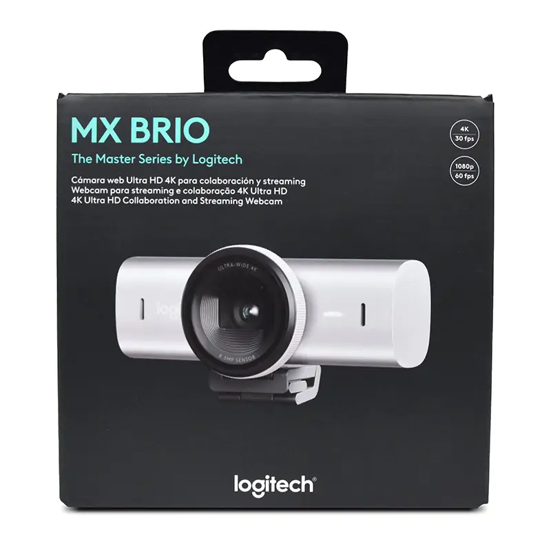 Logitech MX BRIO 4k Ultra HD Webcam Pale Grey (960-001561