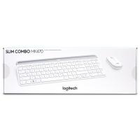 Logitech MK470 Slim Wireless Keyboard and Mouse Combo - White (920-009183)