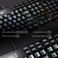 Keyboards-Redragon-K550-RGB-Gaming-104-Keys-12-Macro-G-Keys-Wired-Mechanical-Keyboard-Custom-Clicky-Purple-Switch-Extra-USB-Port-Wrist-Rest-5