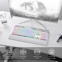 Keyboards-Redragon-K550-RGB-Gaming-104-Keys-12-Macro-G-Keys-Wired-Mechanical-Keyboard-Custom-Clicky-Purple-Switch-Extra-USB-Port-Wrist-Rest-White-5