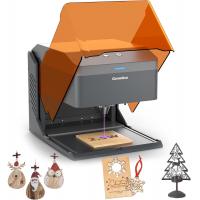 Kiosk 2.5W Laser Engraver, Light Weight & Portable Laser Engraver Machine, Home Laser Cutter with Acrylic Enclosure 3.9 x 3.9inch Engraving Area