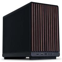 Lian Li DAN-A3 Front Wooden and Steel Mesh Side Panel mATX Case - Black (PC-A3X-WD)