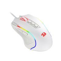 Redragon M612 Predator RGB Wired Optical Gaming Mouse, 8000 DPI & 11 Programmable Buttons, White