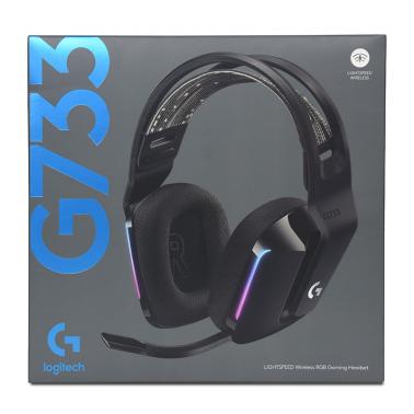 Logitech G733 Lightspeed Wireless RGB Gaming Headset - Black (981-000867) - OPENED BOX 90729