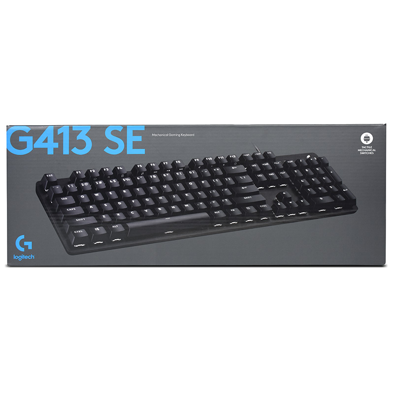 Logitech G413 SE Full Mechanical Gaming Keyboard - Black (920-010439)