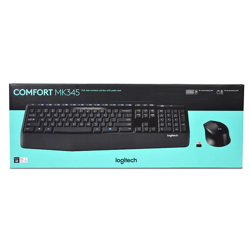 Logitech MK345 Wireless Keyboard and Mouse Combo (920-012926