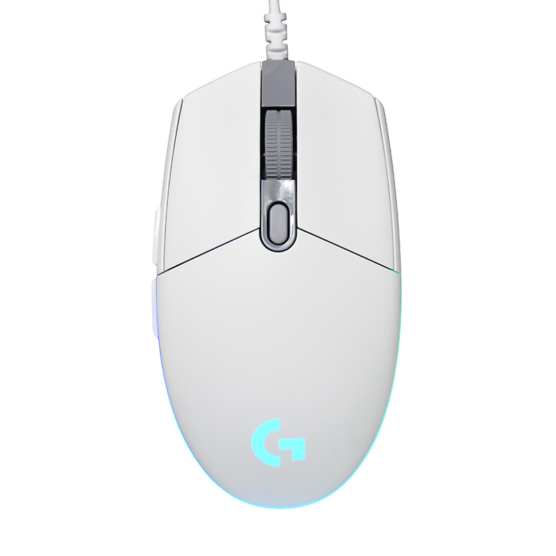 Logitech G203 Lightsync RGB Gaming Mouse - White (910-005791)