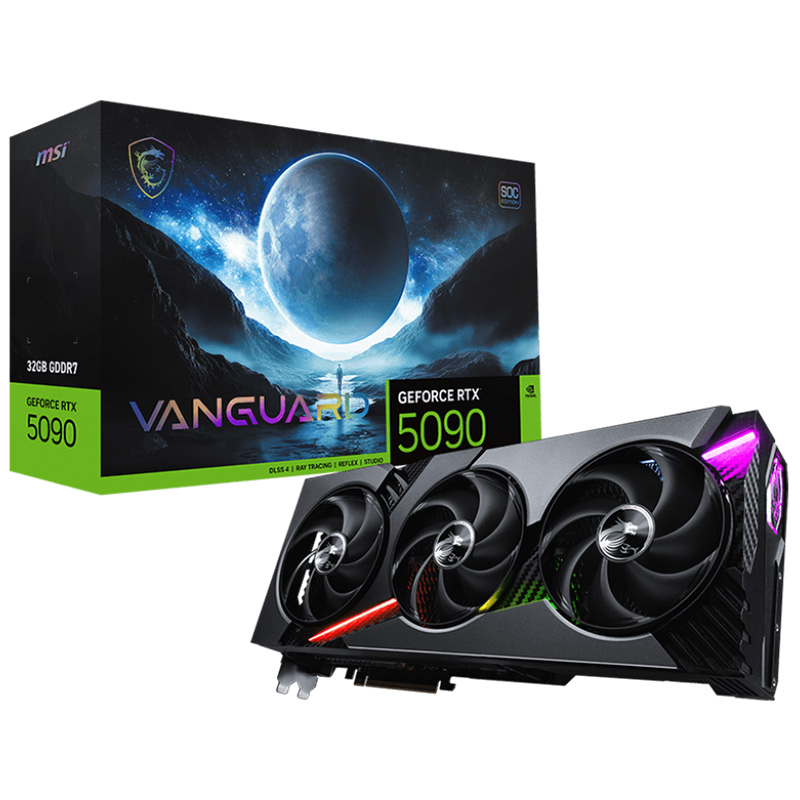 MSI GeForce RTX 5090 32G Vanguard SOC Graphics Card (GeForce RTX 5090 32G VANGUARD SOC)