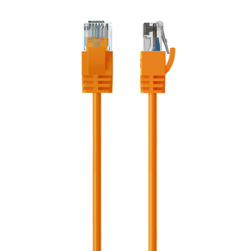 Cruxtec Ultra-Thin CAT6A U/UTP Ethernet Cable - Orange 1m (RF6A-010-OR)