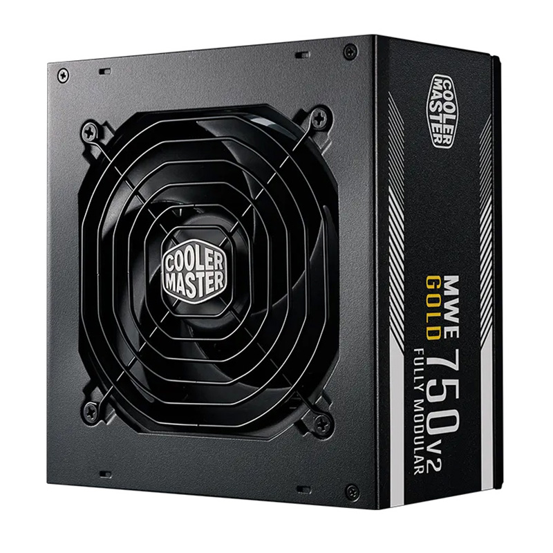 Cooler Master 750W MWE V2 80+ Gold Fully Modular PCIe 5.1 ATX 3.1 Power Supply (MPE-7501-AFAAG-3EAU)