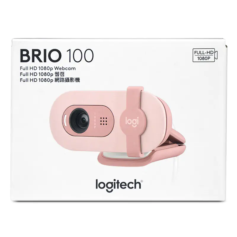 Logitech BRIO 100 1080p FHD Webcam Rose (960-001624)