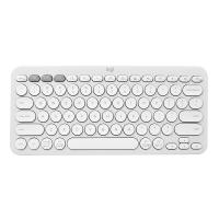 Logitech Pebble Keys 2 K380S Slim Bluetooth Wireless Keyboard - Tonal White (920-011754)