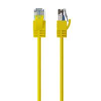 Cruxtec Ultra-Thin CAT6A U/UTP Ethernet Cable - Yellow 1m (RF6A-010-YE)