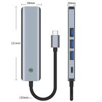 USB-Hubs-USB-C-Hub-5-in-1-Type-C-3-1-To-4K-HDTV-Adapter-with-PD-Card-Reader-Multiport-Hub-Adapter-for-MacBook-Notebook-Laptop-Computer-3