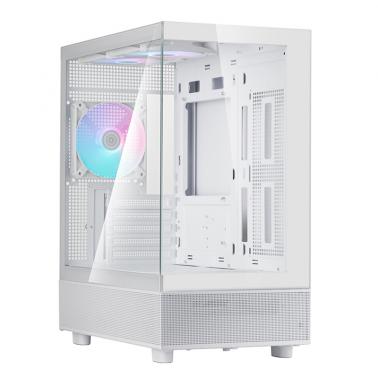 SilverStone LD04 ARGB USB Type C mATX Case - White (SST-LD04-W-ARGB) - OPENED BOX 90102