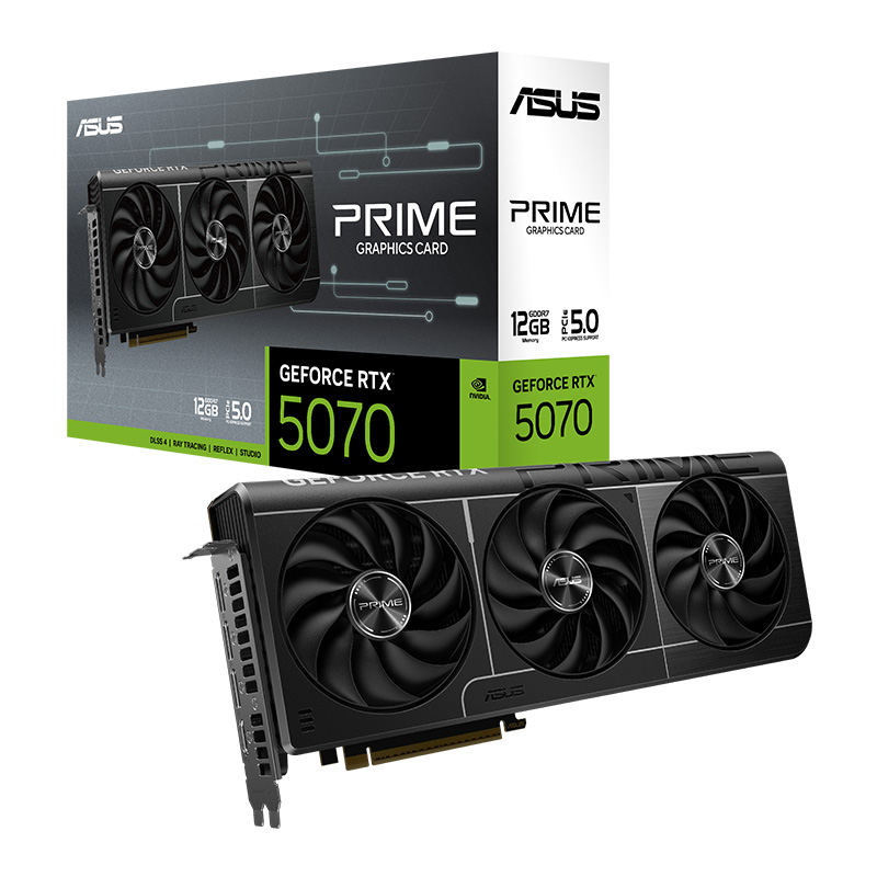 Asus Prime GeForce RTX 5070 12G Graphics Card (PRIME-RTX5070-12G)