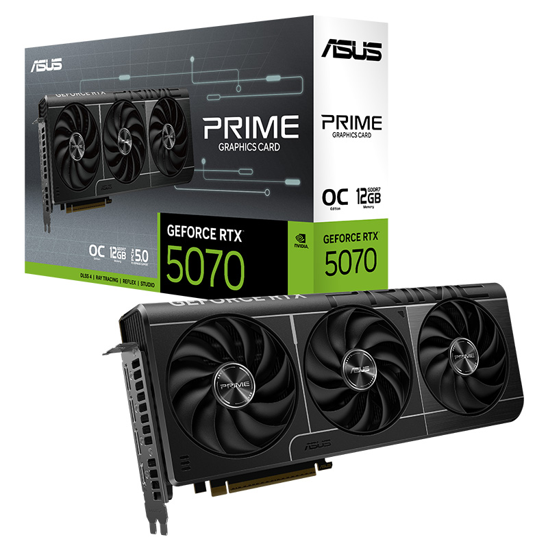 Asus Prime GeForce RTX 5070 12G OC Graphics Card (PRIME-RTX5070-O12G)