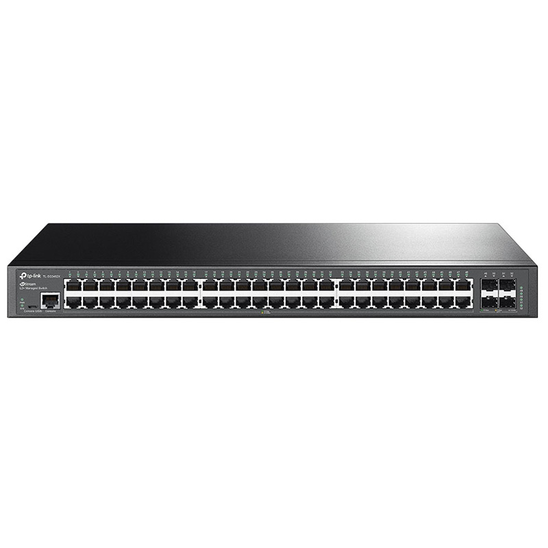 TP-Link JetStream 48-Port Gigabit L2+ Managed Switch with 4 10GE SFP+ Slots (SG3452X)