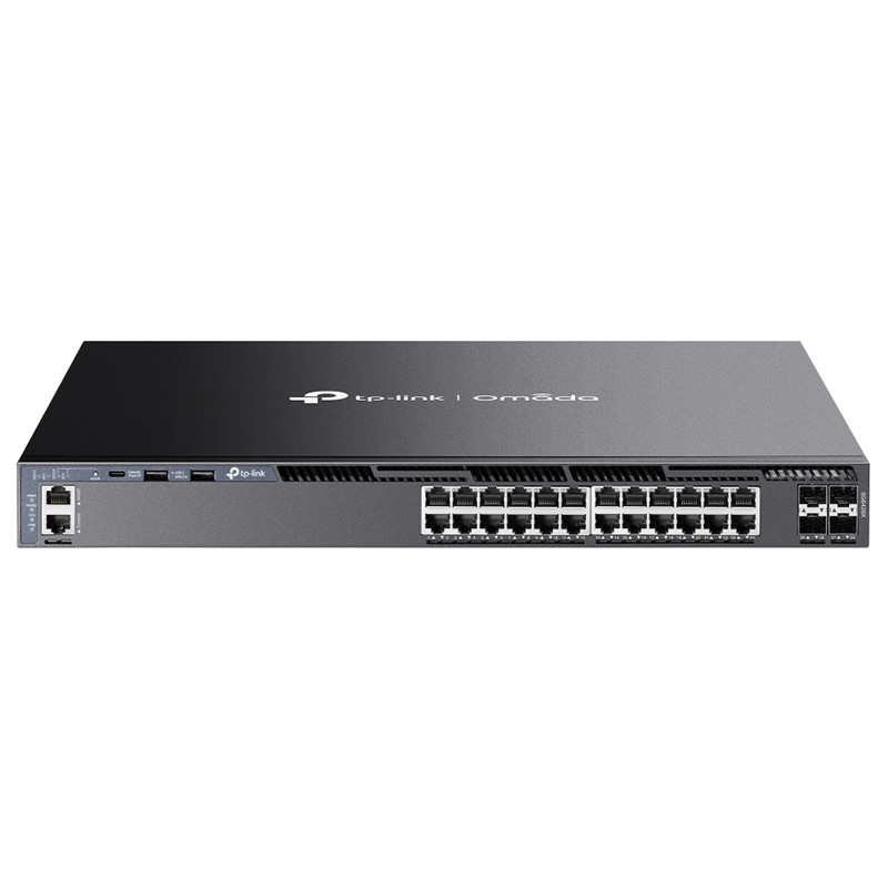 TP-Link Omada 24-Port Gigabit Stackable L3 Managed Switch with 4 10G Slots (SG6428X)