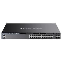 TP-Link Omada 24-Port Gigabit Stackable L3 Managed PoE+ Switch with 4 10G Slots (SG6428XHP)